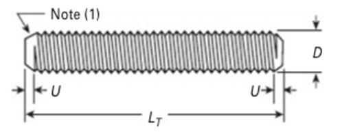 ASME B18.31.2 Continuous Thread Studs ASME B18.31.2 Continuous Thread Studs